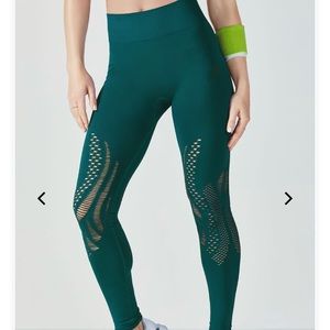 Fabletics Seamless Solid Forrest Green Legging M